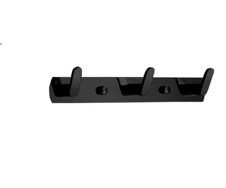  Black 3-hook Simple Stainless Steel IN6053